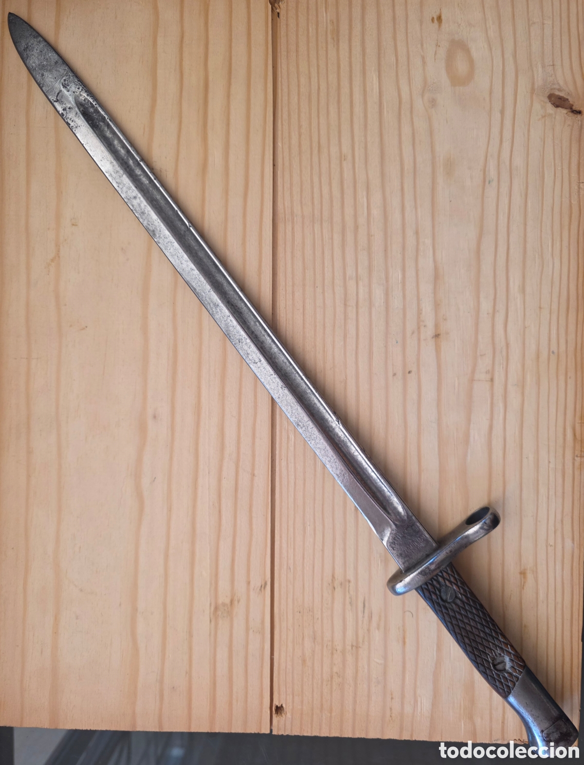 Antig&uuml;edades: Machete Bayoneta Mauser Espa&ntilde;ol Modelo 1893 &ndash; F&aacute;brica Nacional de Toledo