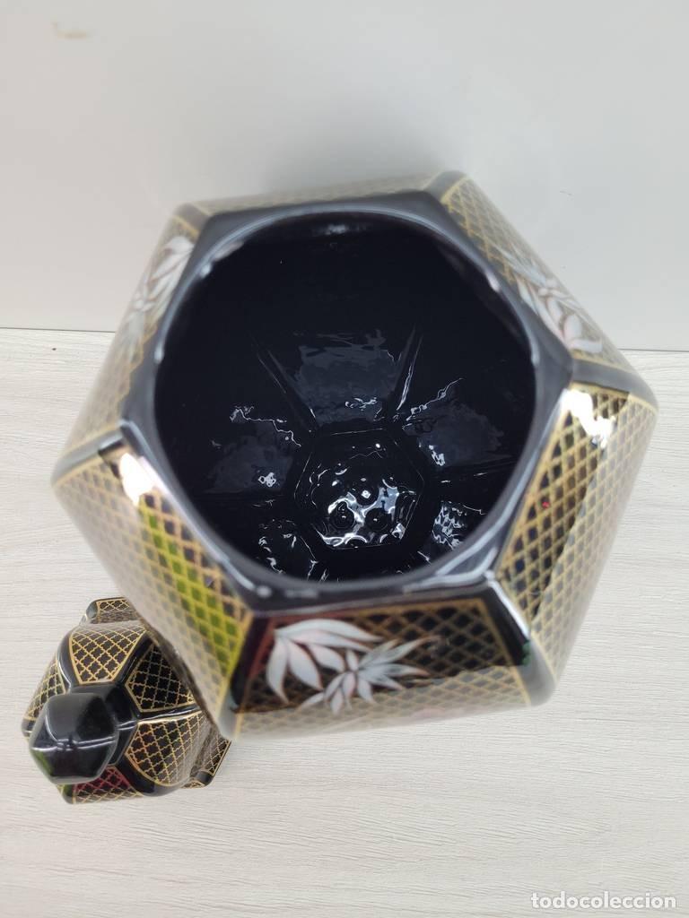 Antig&uuml;edades: TIBOR DE PORCELANA NEGRA - Foto 7