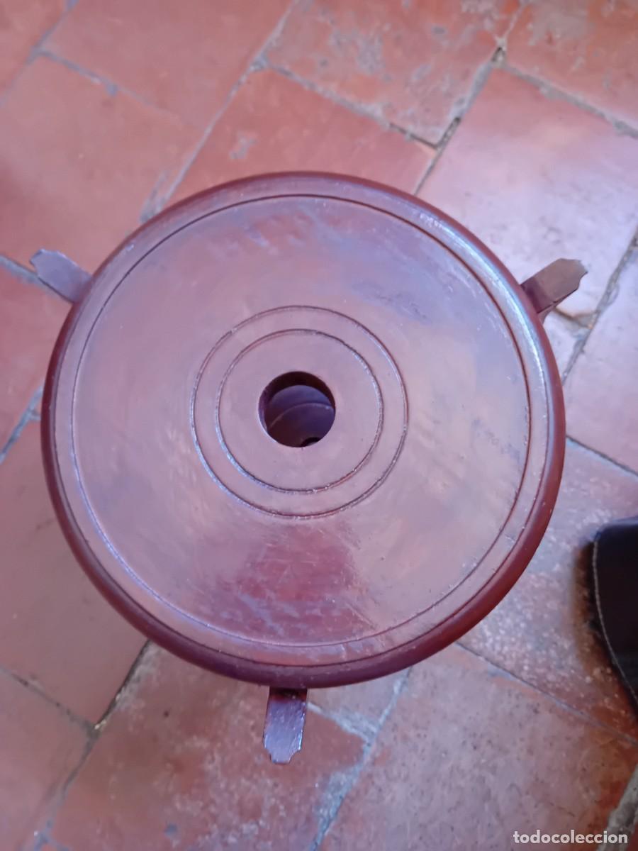 Antig&uuml;edades: Peana oriental de madera lacada - Foto 3
