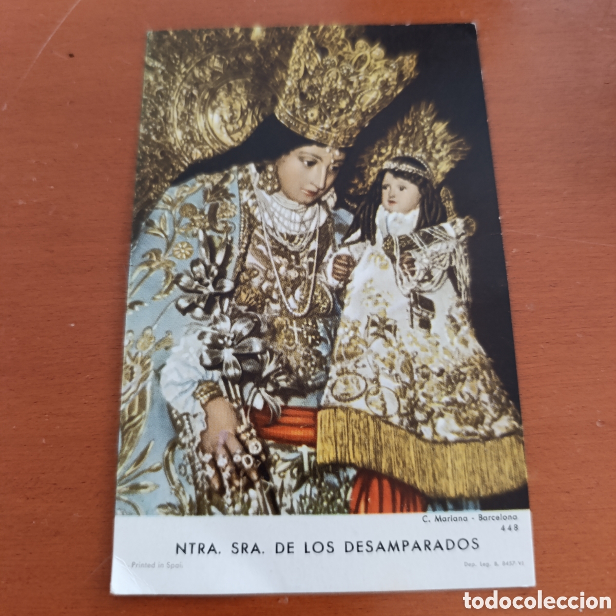 Antig&uuml;edades: Bronchales,1983, Virgen de los Desamparados,colonia veraniega valenciana,42 fiesta en honor .