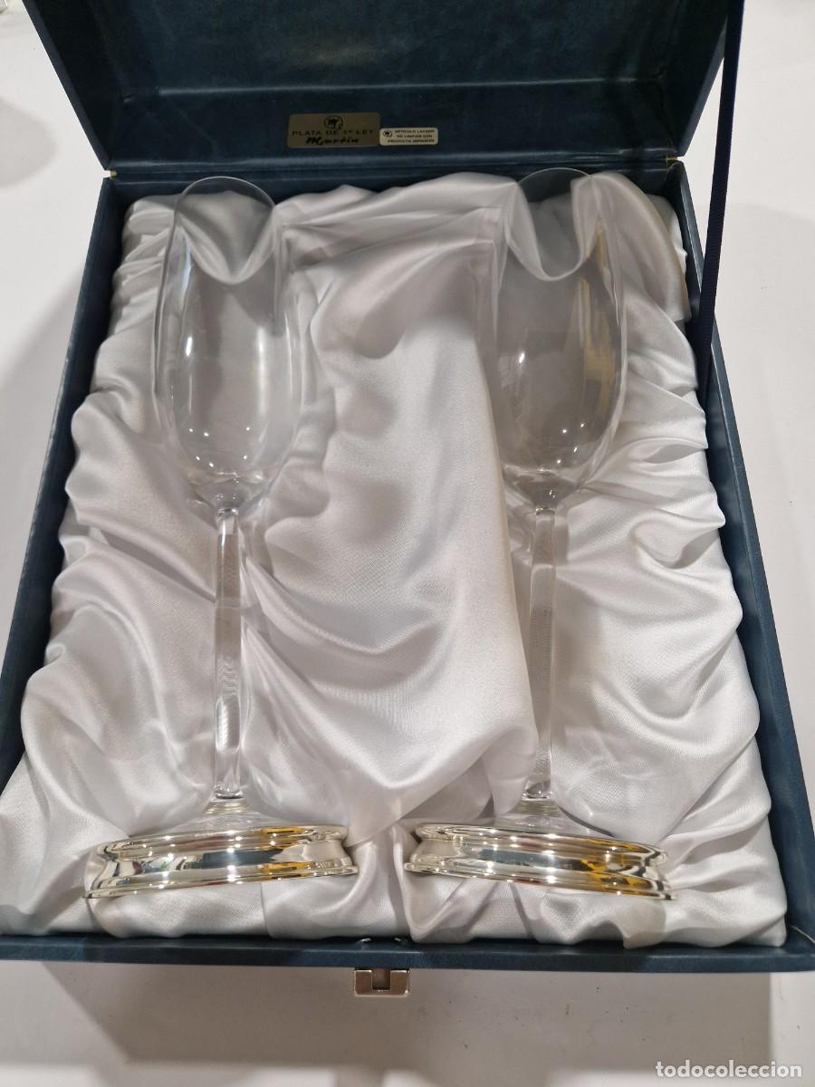 Antig&uuml;edades: Grandes copas de cristal y plata. - Foto 6