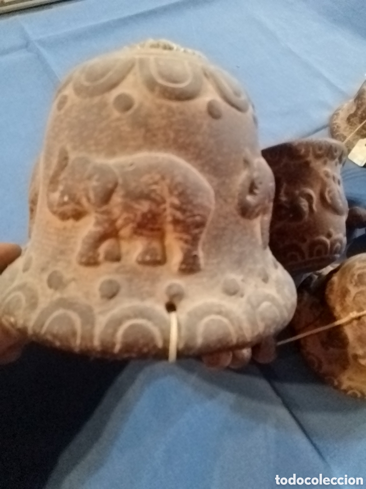 Antig&uuml;edades: M&oacute;vil de campanas de barro cocido - Foto 3