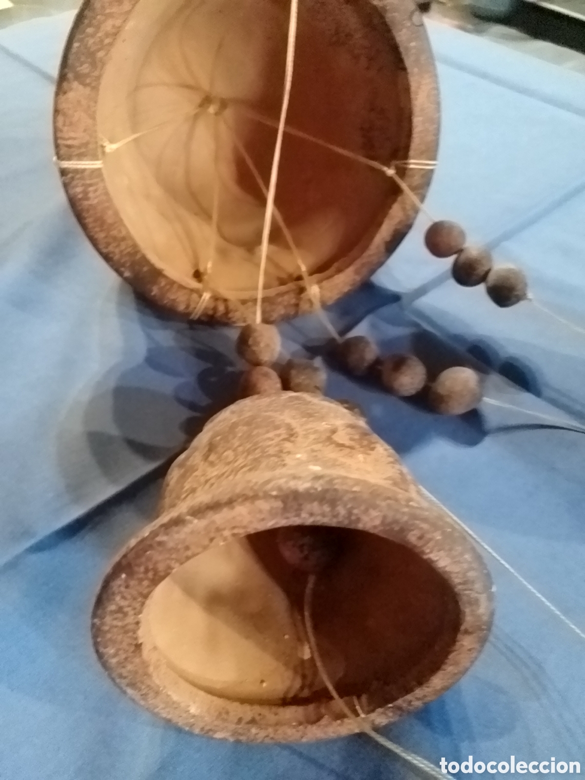 Antig&uuml;edades: M&oacute;vil de campanas de barro cocido - Foto 4
