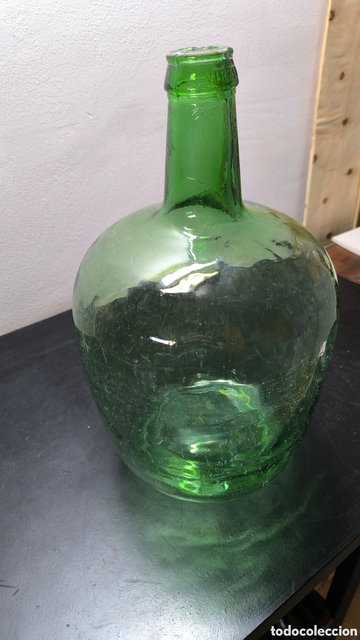Antig&uuml;edades: Garrafa de vidrio antigua - Foto 4