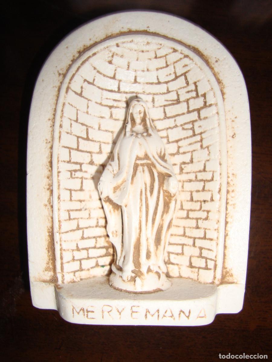 Antig&uuml;edades: MUY BONITA IMAGEN DE MESA DE LA VIRGEN