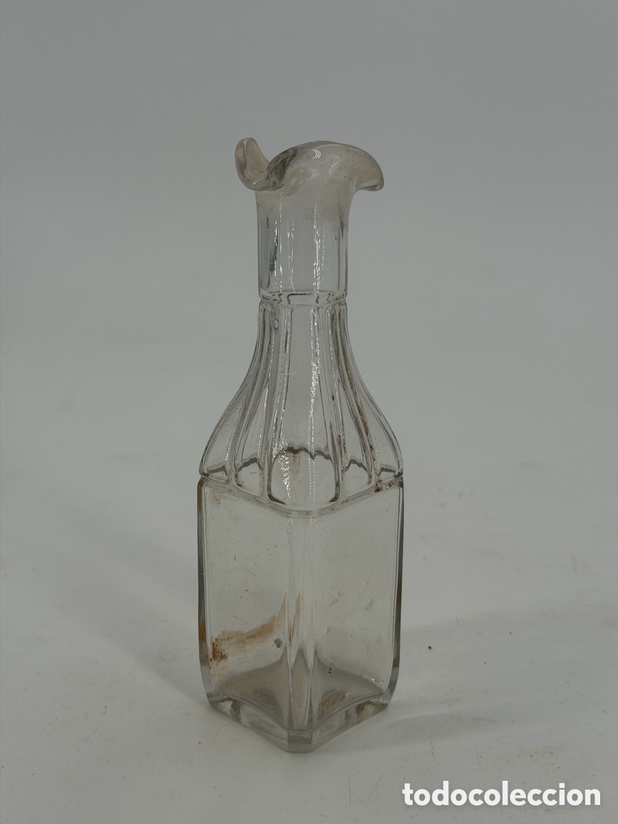 Antig&uuml;edades: Antigua Botella de Cristal - Foto 4