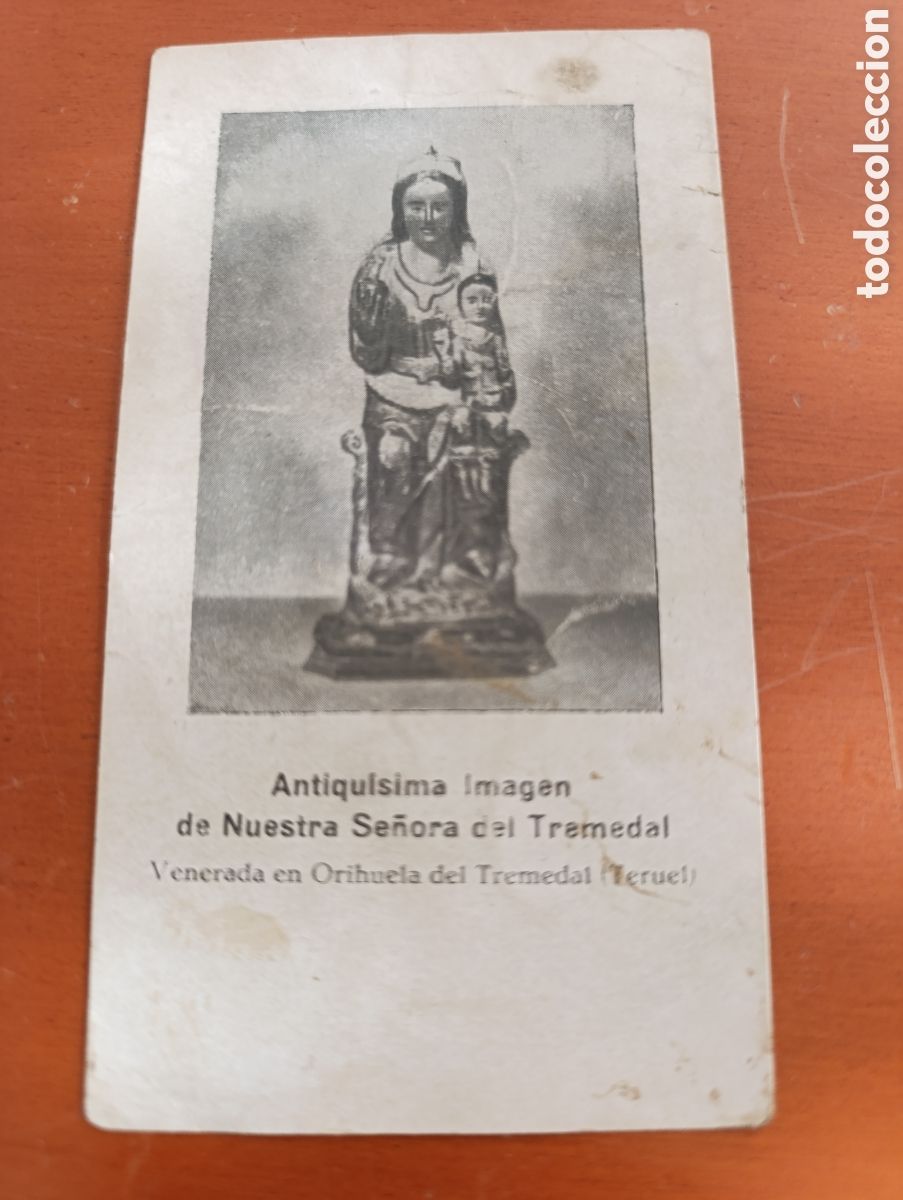 Antig&uuml;edades: Virgen del Tremedal,estamos antigua,Antiqu&iacute;sima Imagen de Ntra Sra del Tremeda,Orihuela del Tremedal