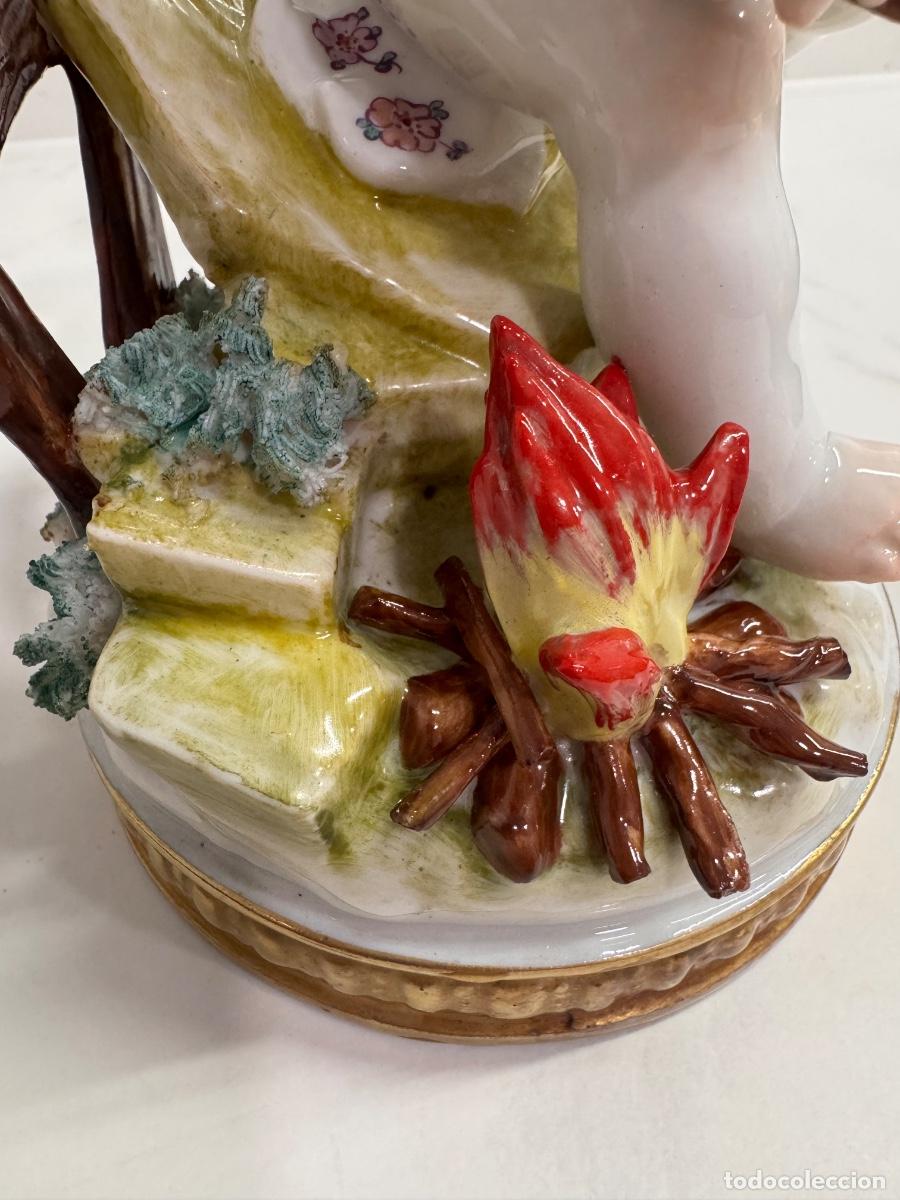 Antig&uuml;edades: Figura Invierno Algora de porcelana - Foto 5