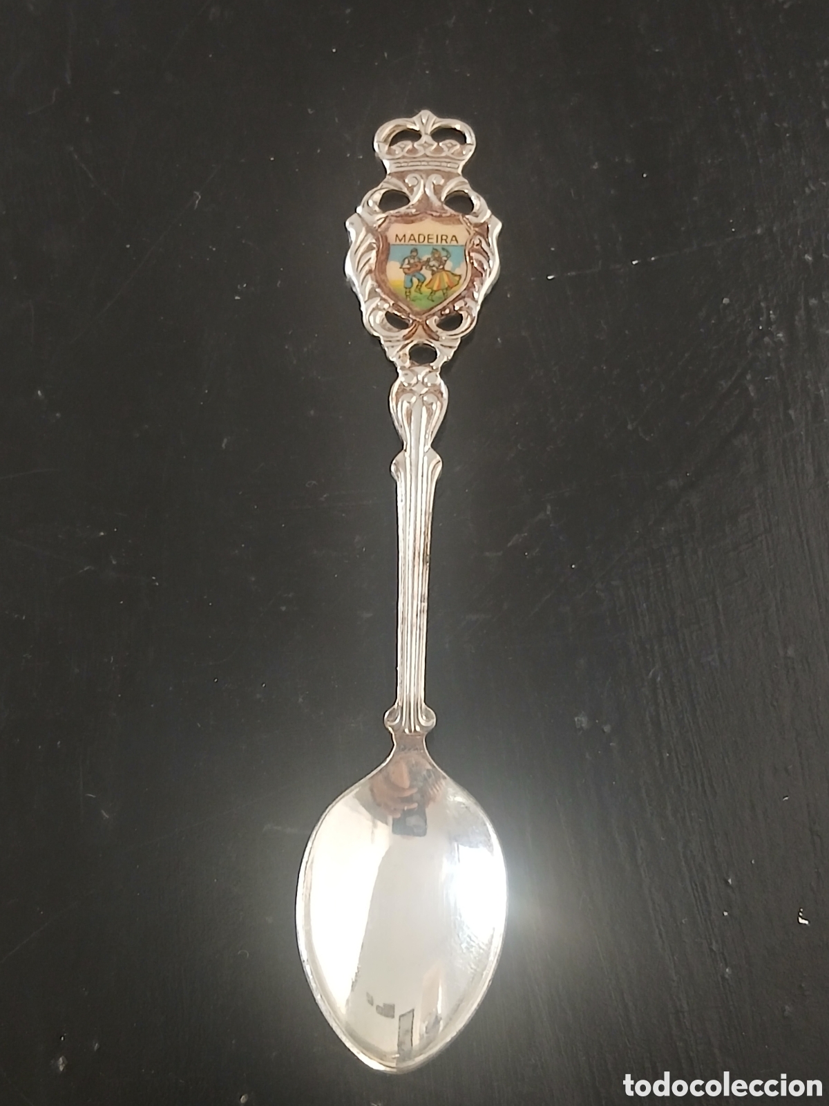 Antig&uuml;edades: Antigua cuchara silver plateada