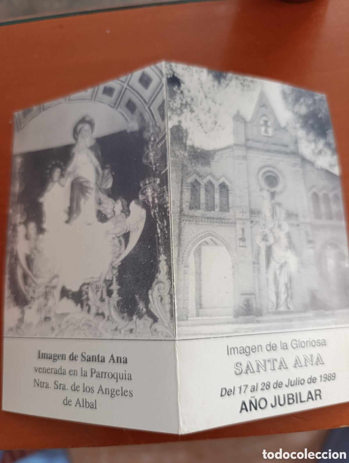 Antig&uuml;edades: D&iacute;ptico A&ntilde;o Jubilar Santa Ana - Albal, Valencia (1989)
