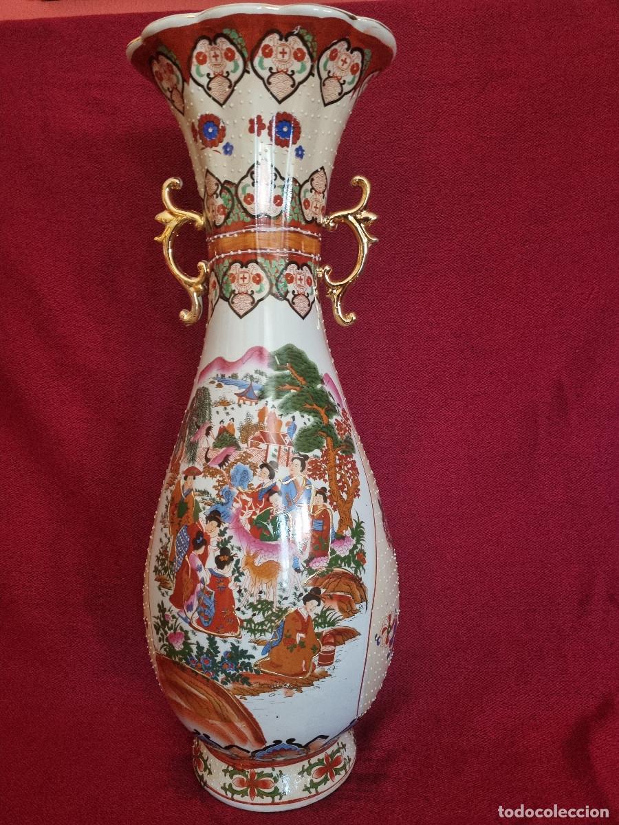 Antig&uuml;edades: Gran Jarr&oacute;n o florero de porcelana Chino