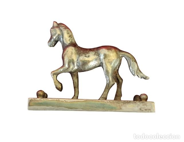 Antig&uuml;edades: ANTIGUO CABALLO DE PLATA EN MINIATURA. PLATA. ESPA&Ntilde;A. SIGLOS XIX-XX.