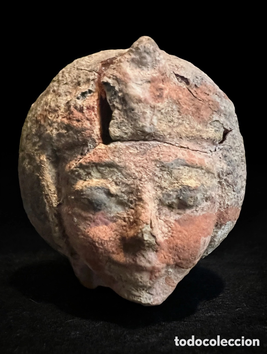 Antig&uuml;edades: Cabeza figura de terracota - Foto 4