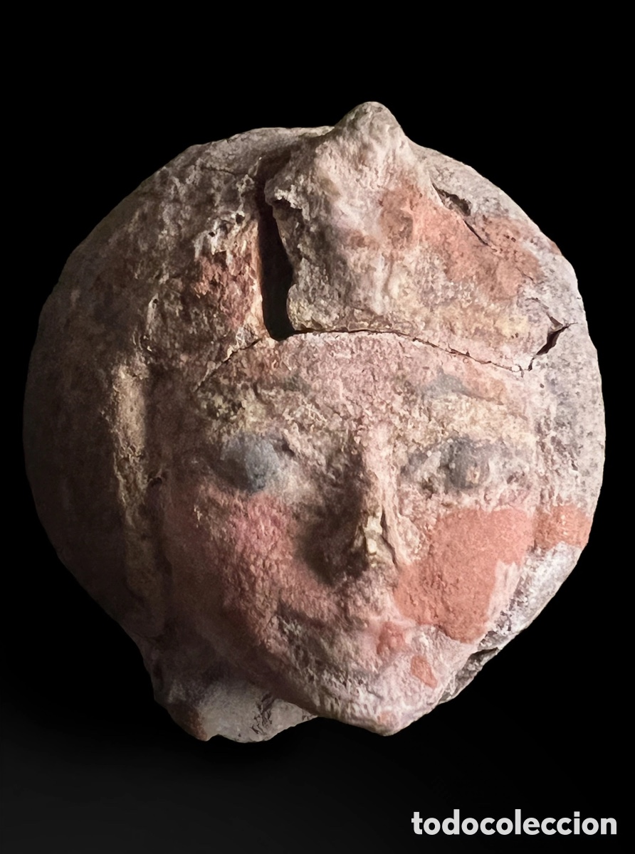 Antig&uuml;edades: Cabeza figura de terracota - Foto 8