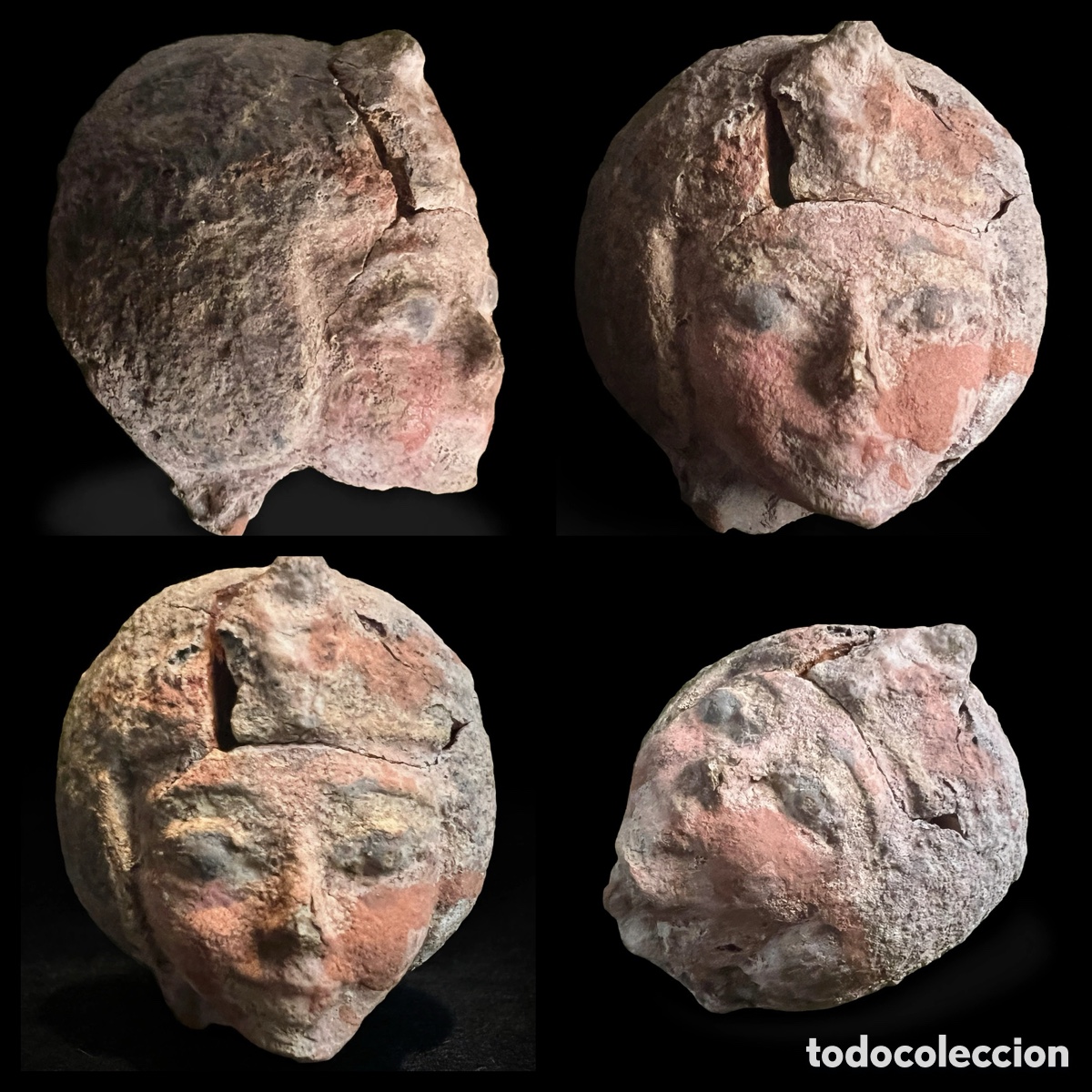Antig&uuml;edades: Cabeza figura de terracota - Foto 10