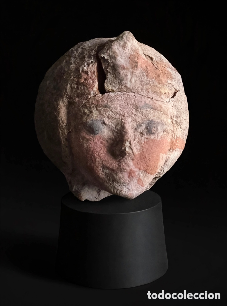 Antig&uuml;edades: Cabeza figura de terracota