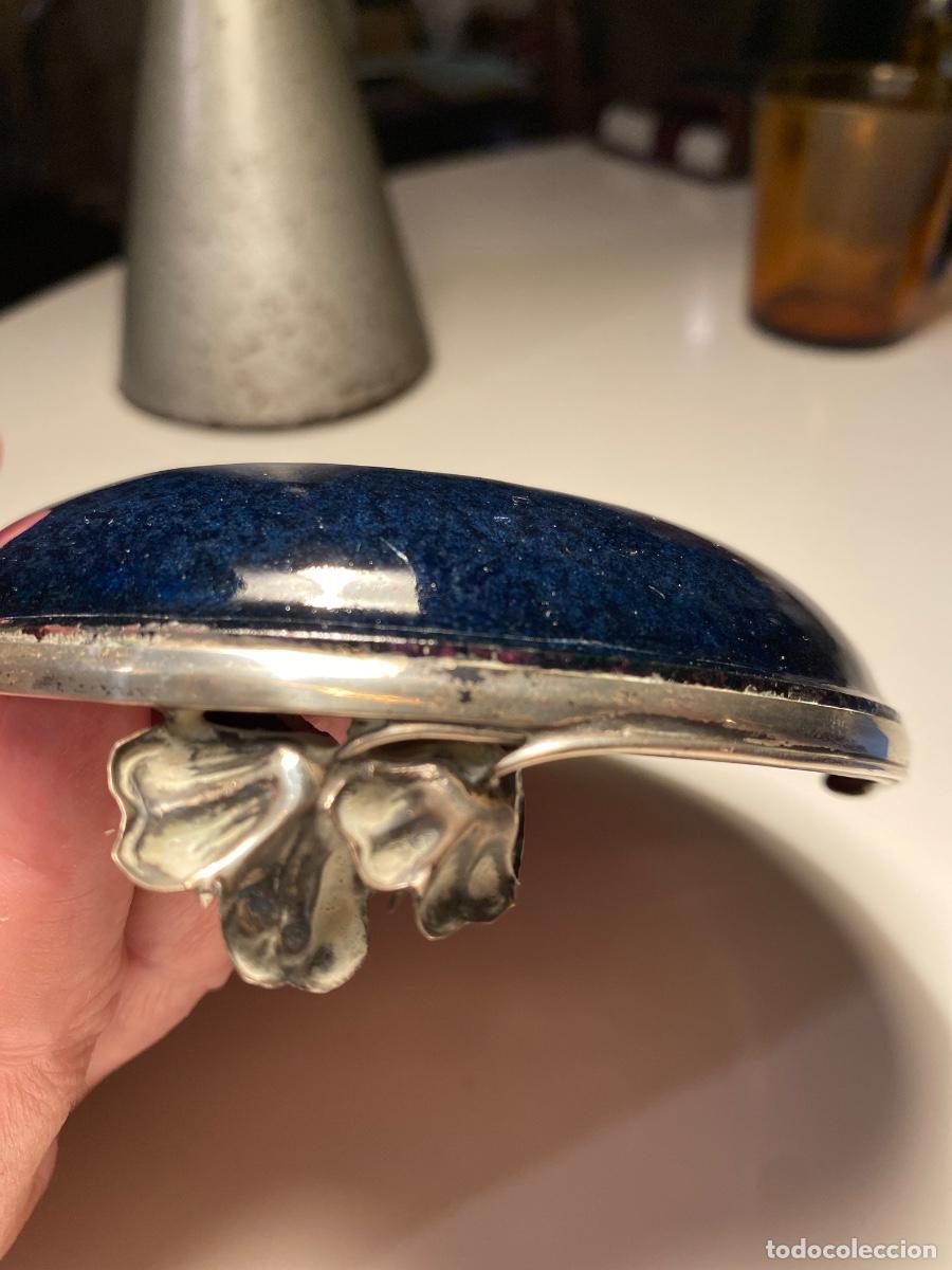 Antig&uuml;edades: Cuenco de plata de ley con esmalte central - Foto 3
