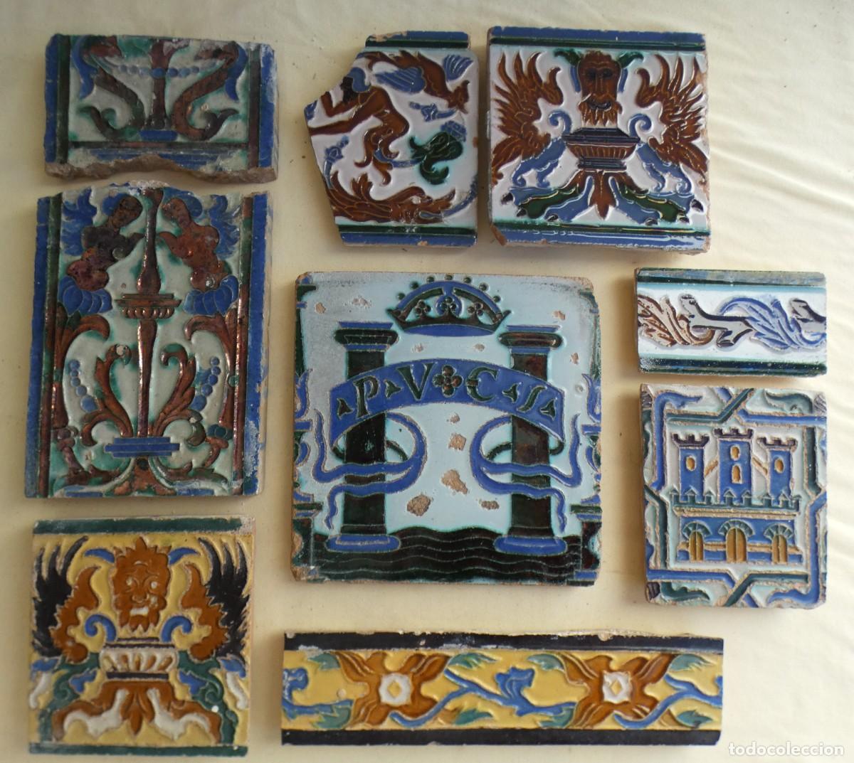 Antig&uuml;edades: Azulejo, Azulejos Espa&ntilde;ol Sevilla