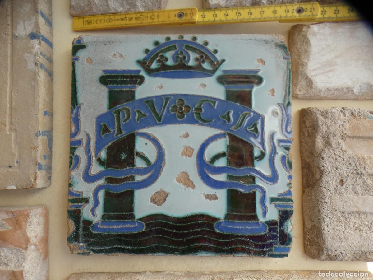 Antig&uuml;edades: Azulejo, Azulejos Espa&ntilde;ol Sevilla - Foto 3