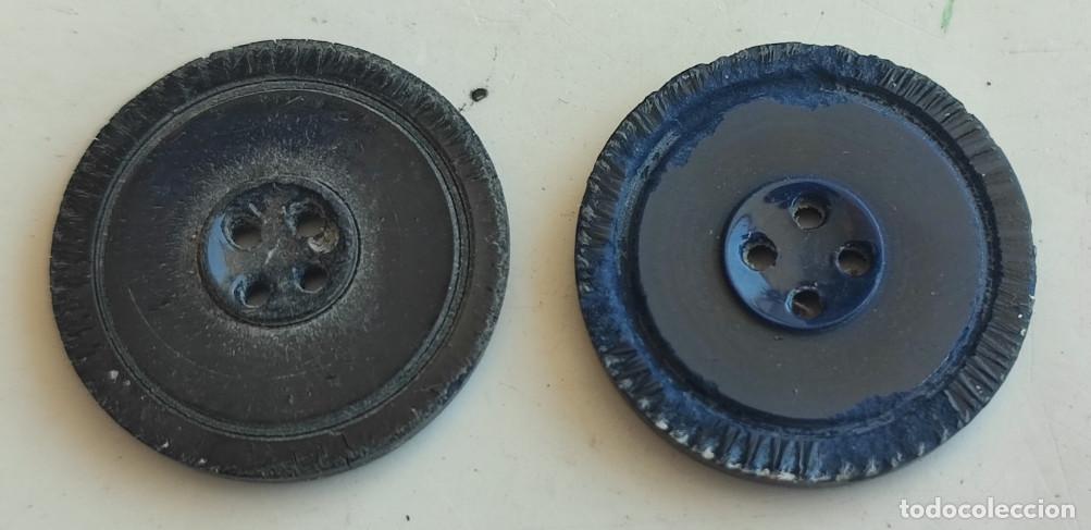 Antig&uuml;edades: JUEGO DE 2 BOTONES ANTIGUOS, 20 MM