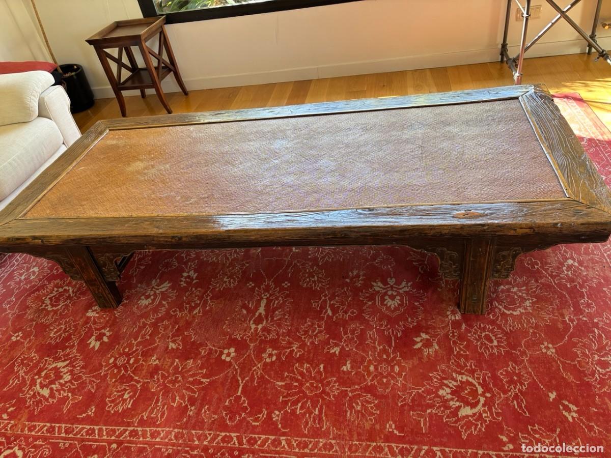 Antig&uuml;edades: Mesa salon de madera maciza antigua - Foto 3