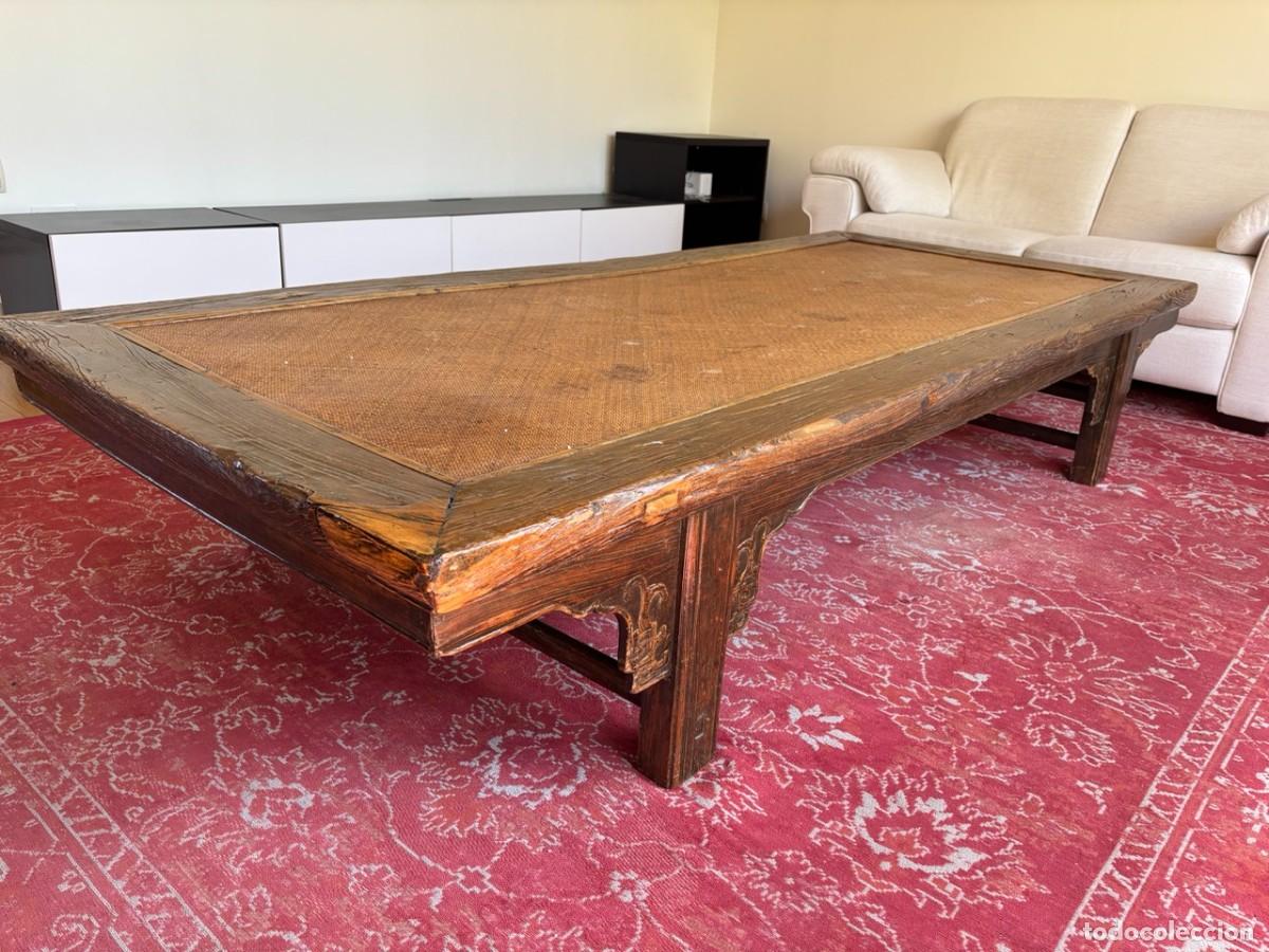 Antig&uuml;edades: Mesa salon de madera maciza antigua - Foto 5