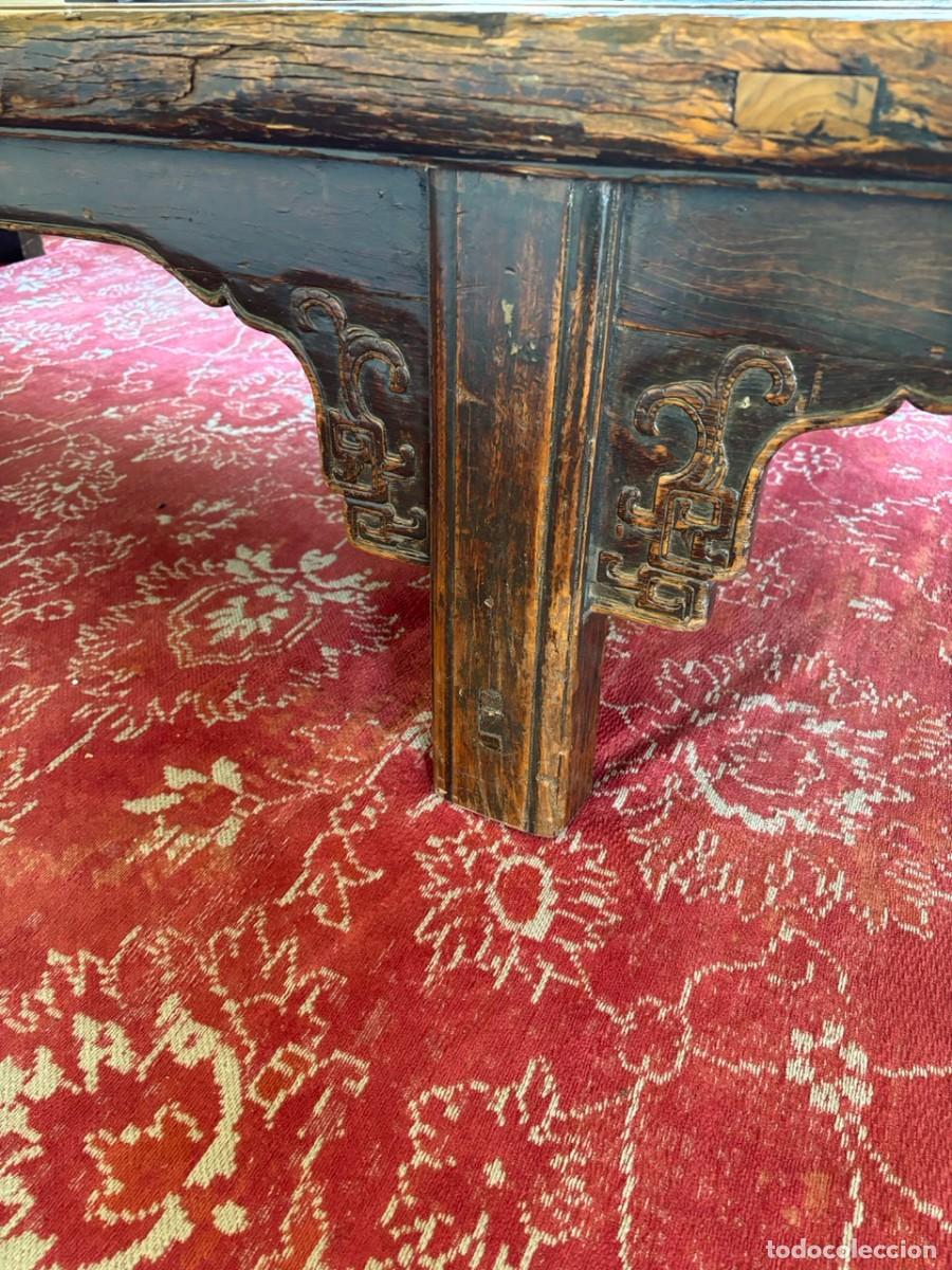 Antig&uuml;edades: Mesa salon de madera maciza antigua - Foto 6