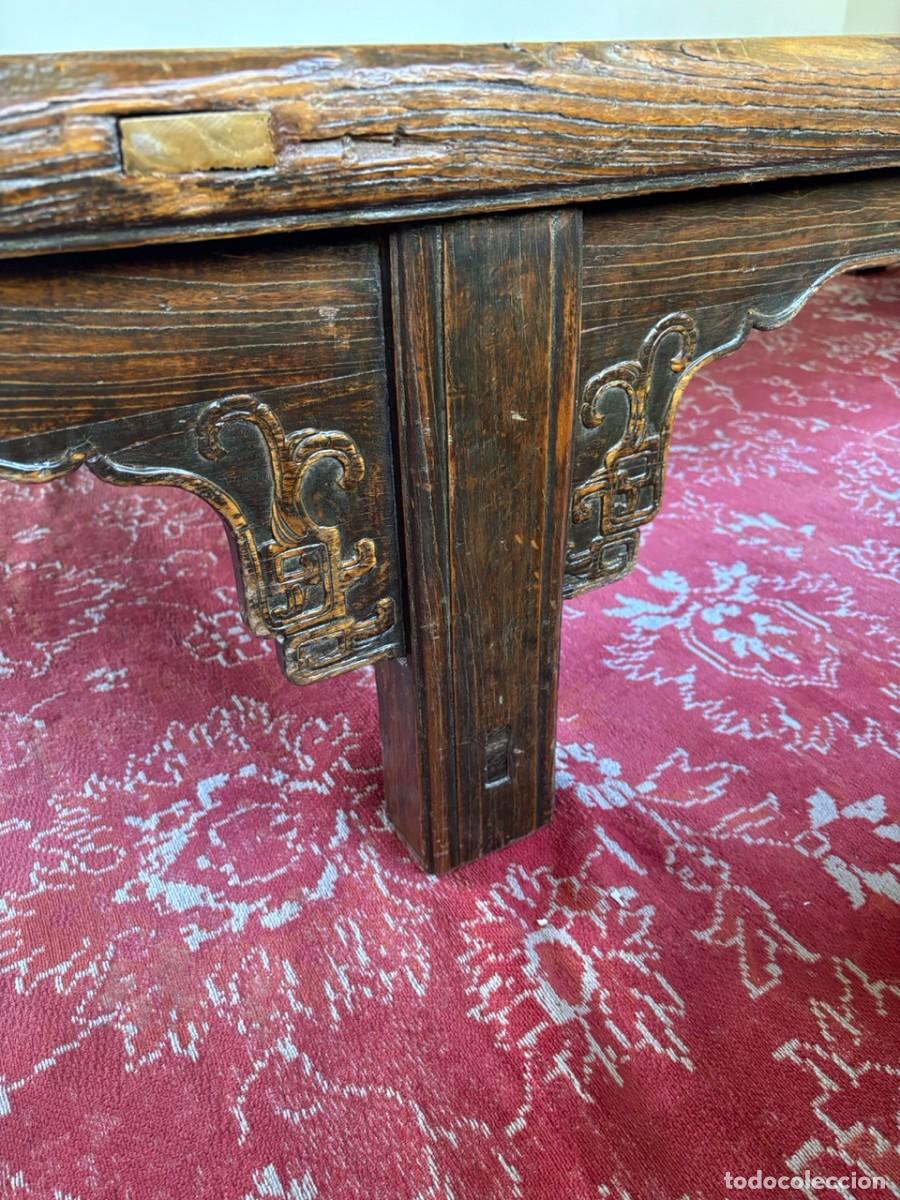 Antig&uuml;edades: Mesa salon de madera maciza antigua - Foto 8