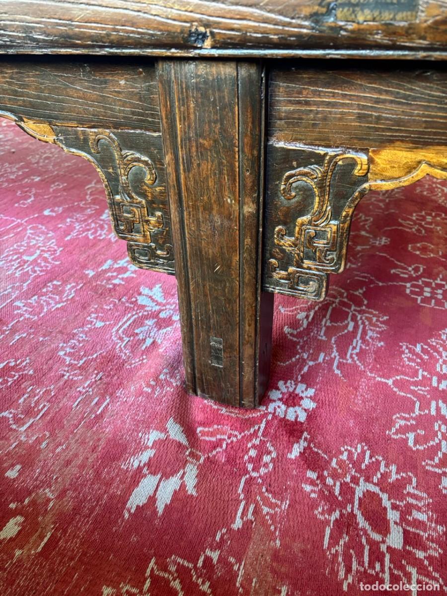 Antig&uuml;edades: Mesa salon de madera maciza antigua - Foto 9
