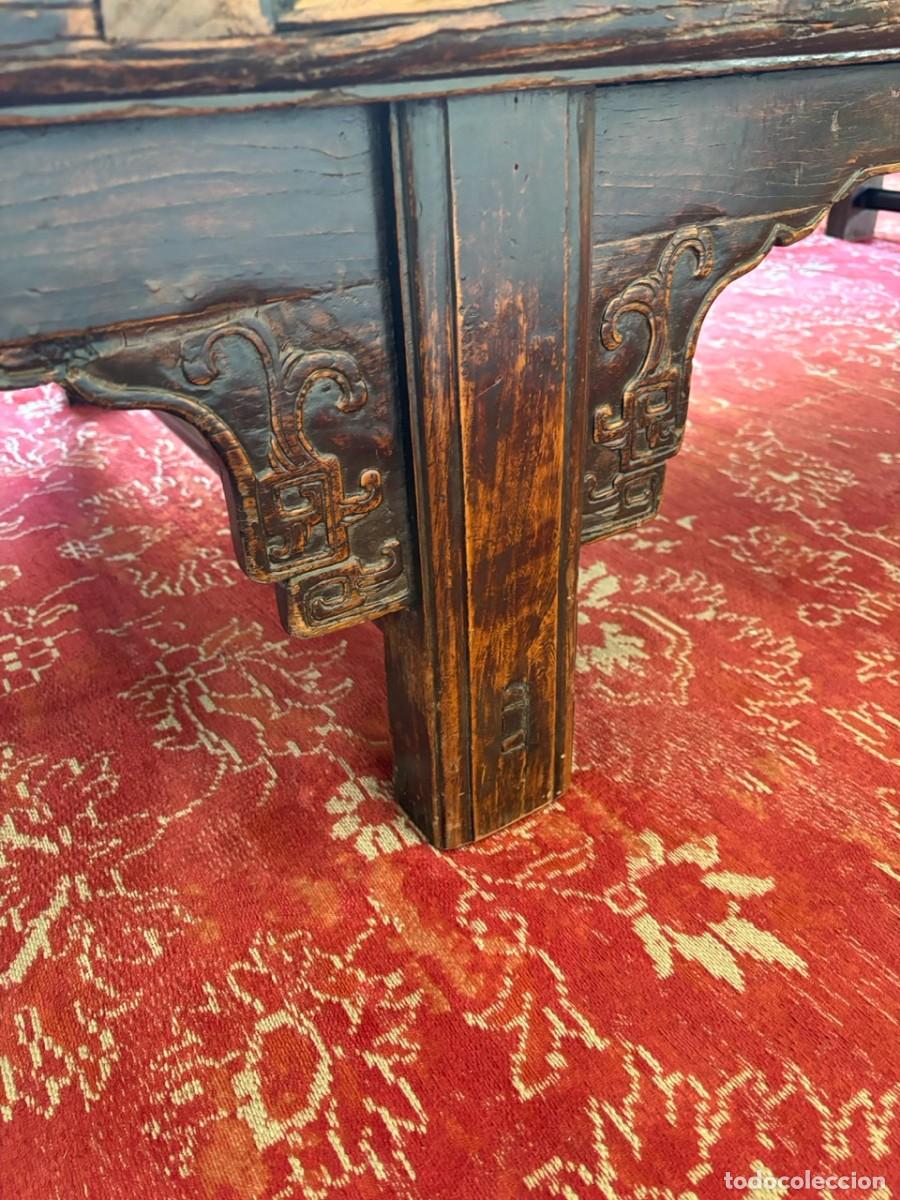 Antig&uuml;edades: Mesa salon de madera maciza antigua - Foto 10