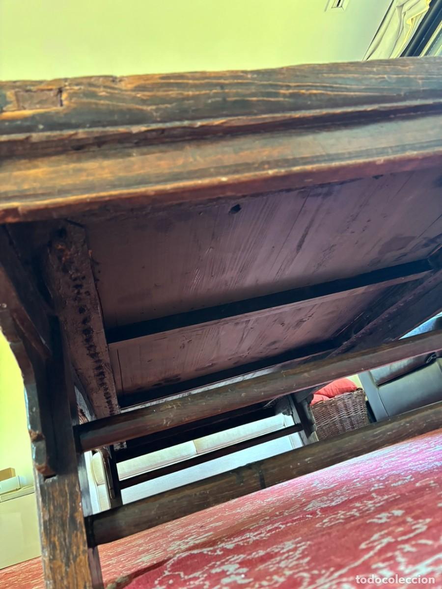 Antig&uuml;edades: Mesa salon de madera maciza antigua - Foto 12