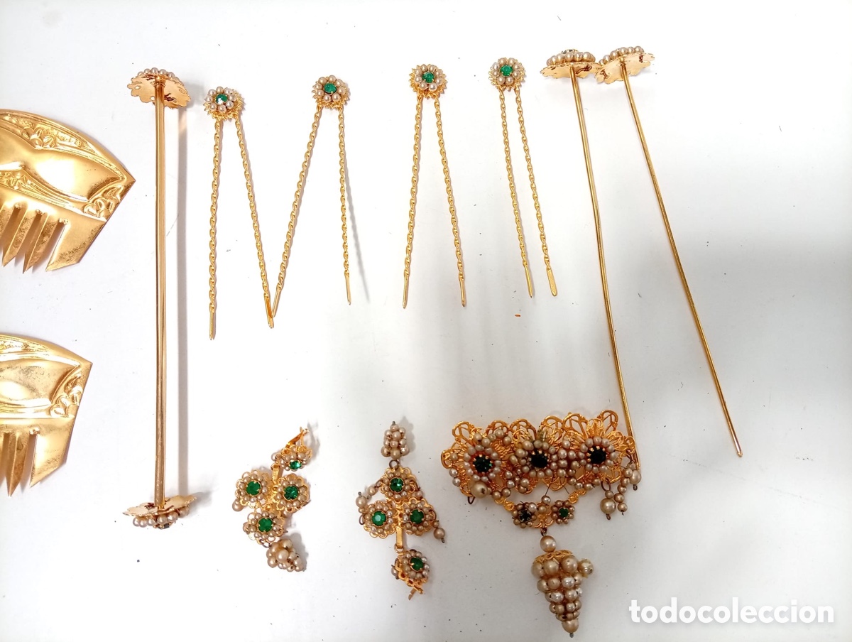 Antig&uuml;edades: . ACCESORIOS TRAJE REGIONAL FALLERA. ADEREZO - Foto 3