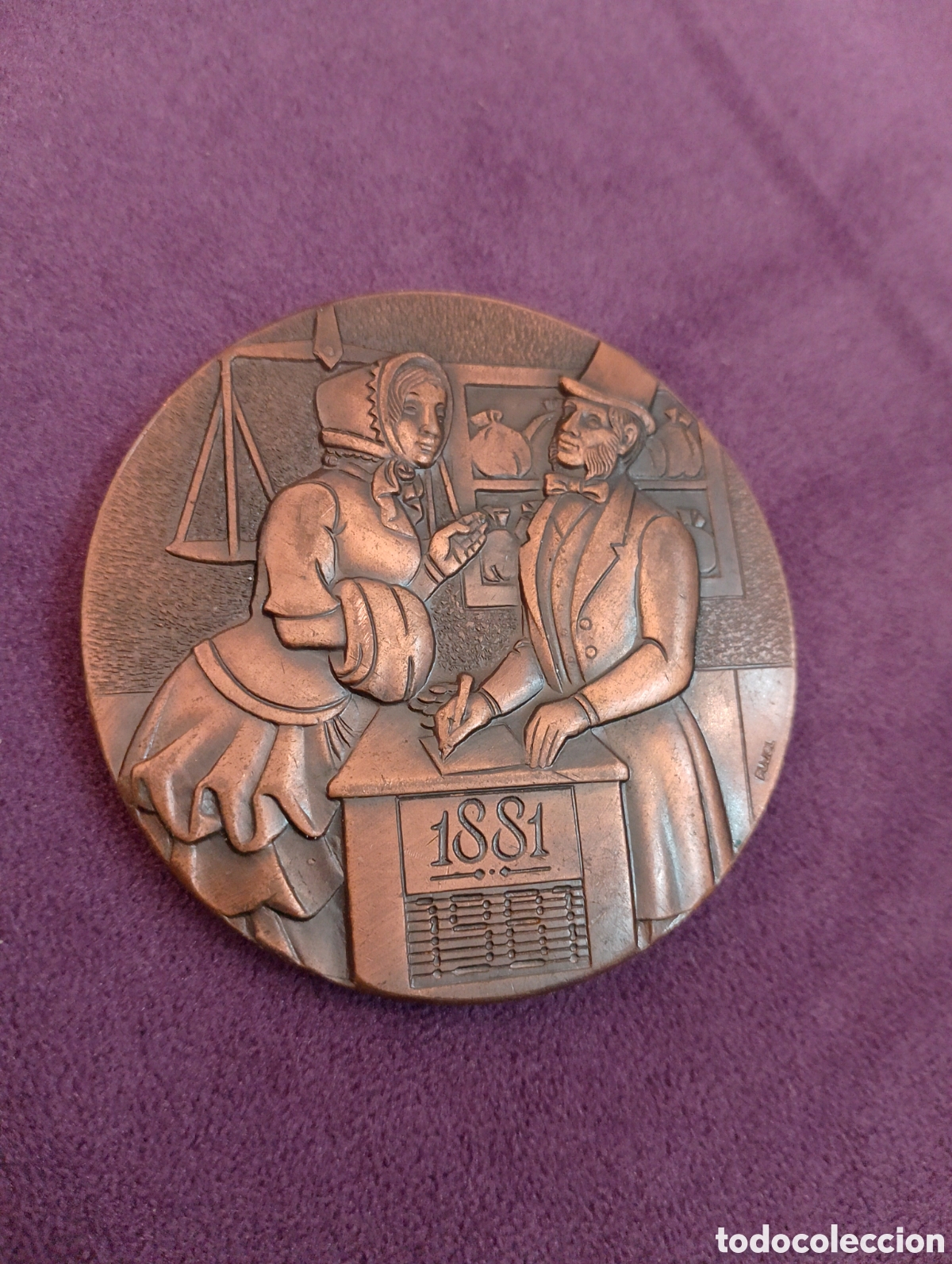 Antig&uuml;edades: Medalla banco de Sabadell