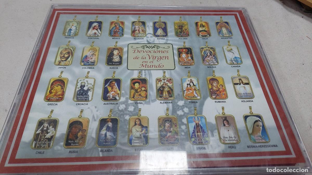 Antig&uuml;edades: Coleccion de 32 medallas religiosas Devociones - Foto 3