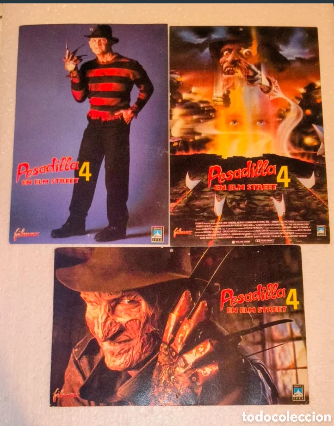 Antig&uuml;edades: Postales Pesadilla en Elm Street 4