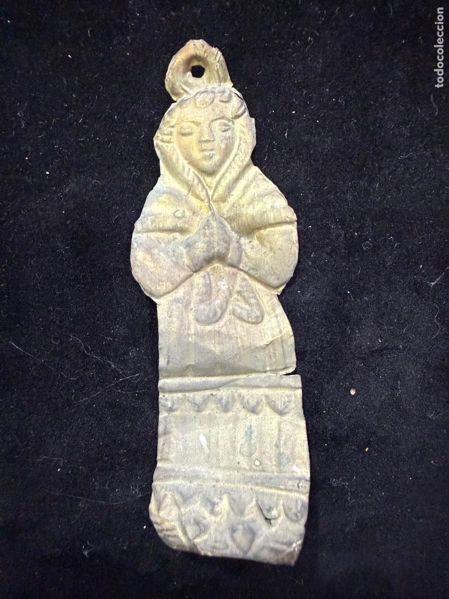 Antig&uuml;edades: ANTIGUO EXVOTO RELIGIOSO - MEDIDA 8 CM