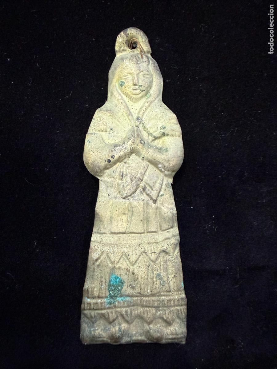 Antig&uuml;edades: ANTIGUO EXVOTO RELIGIOSO - MEDIDA 8 CM