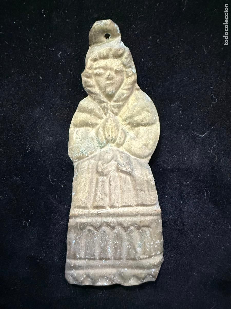 Antig&uuml;edades: ANTIGUO EXVOTO RELIGIOSO - MEDIDA 8 CM