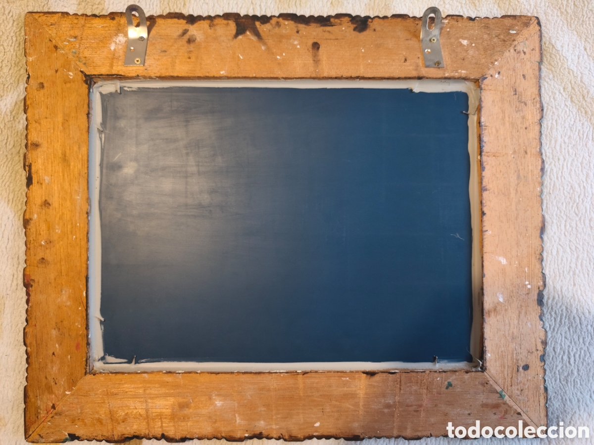 Antig&uuml;edades: Marco de madera con espejo - Foto 2