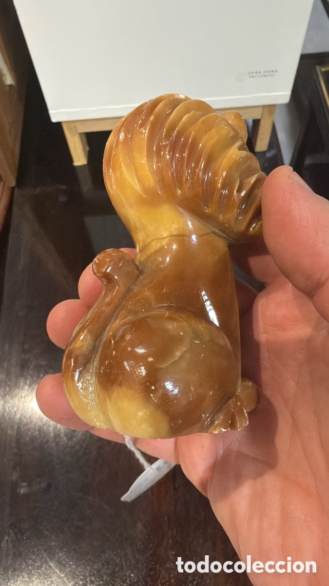 Antig&uuml;edades: FIGURA LEON EN PIEDRA - Foto 3