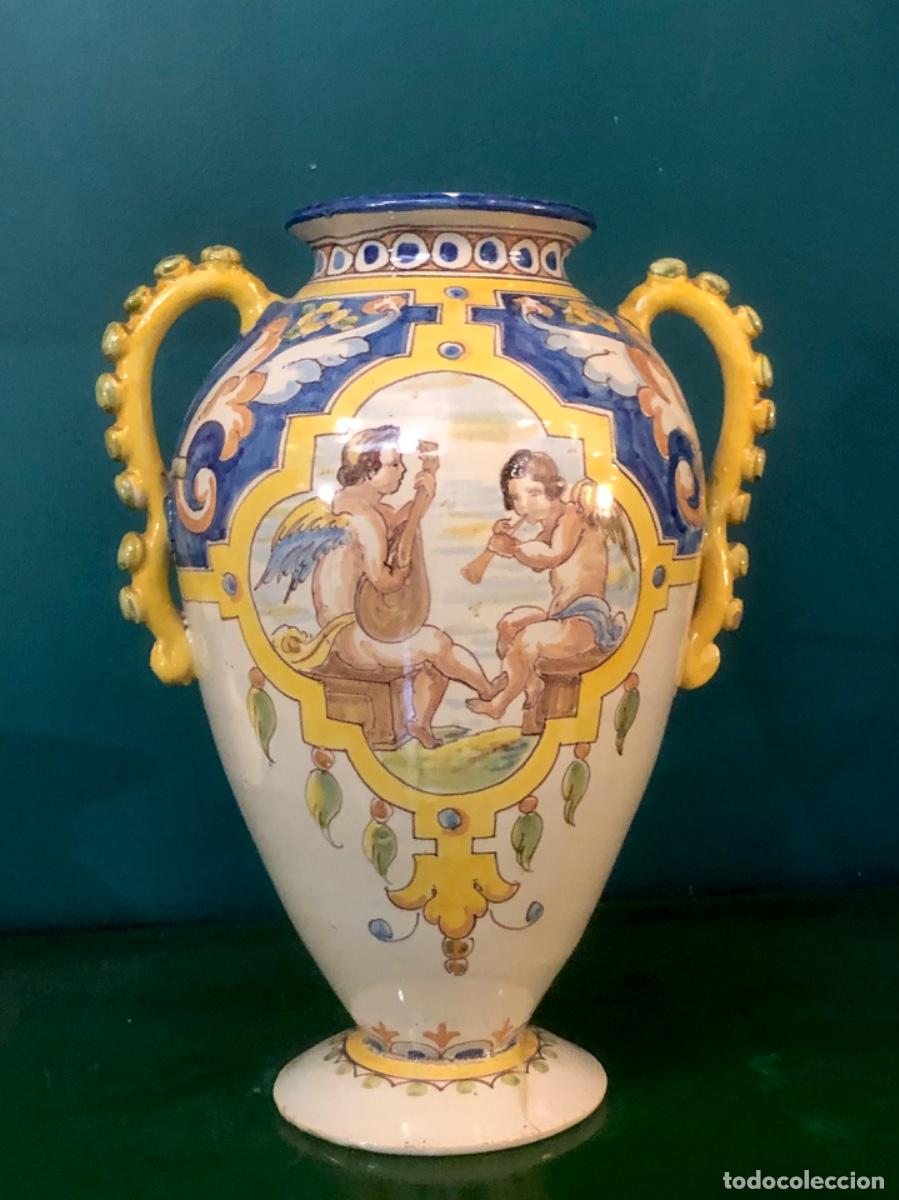 Antig&uuml;edades: Jarr&oacute;n &aacute;nfora de Talavera antigua alfar de el Carmen Niveiro