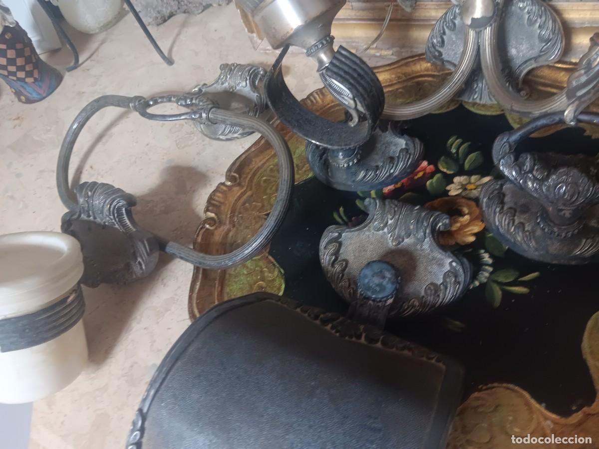 Antig&uuml;edades: Conjunto de apliques de ba&ntilde;o - Foto 3