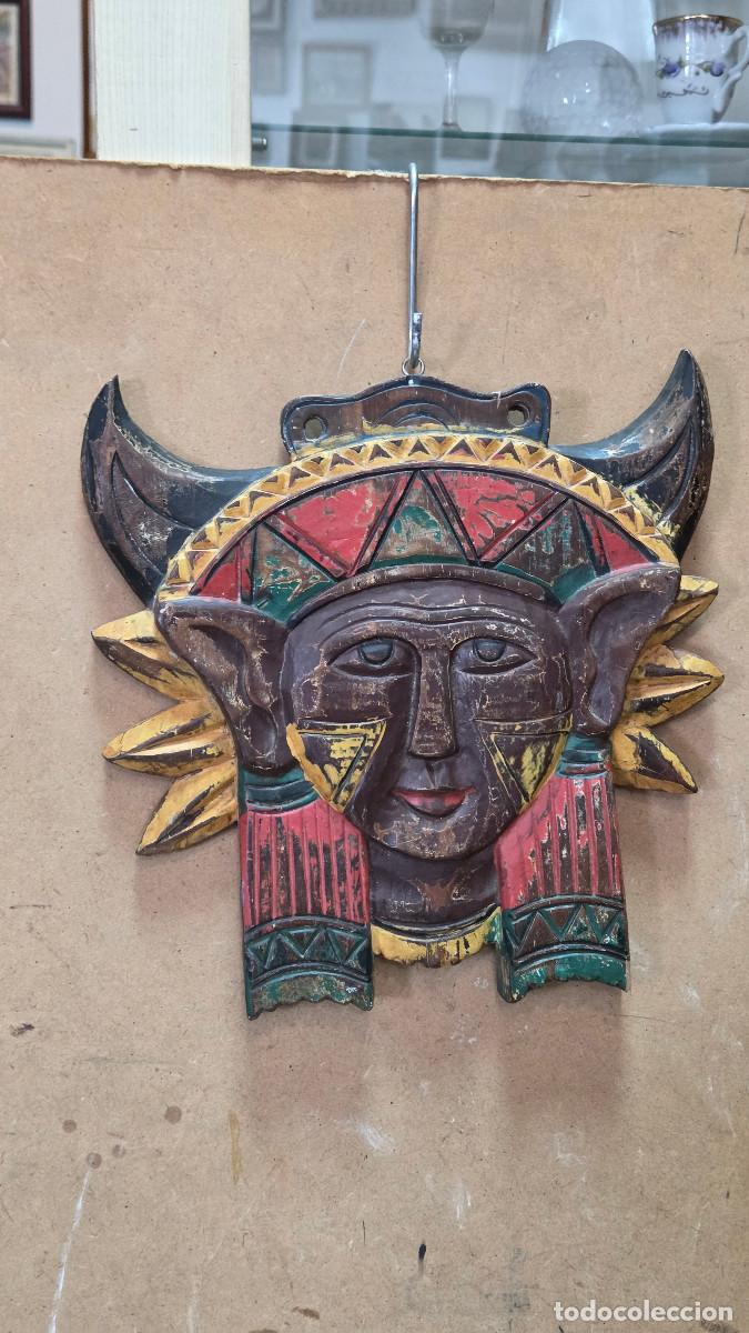 Antig&uuml;edades: mascara antigua africana madera