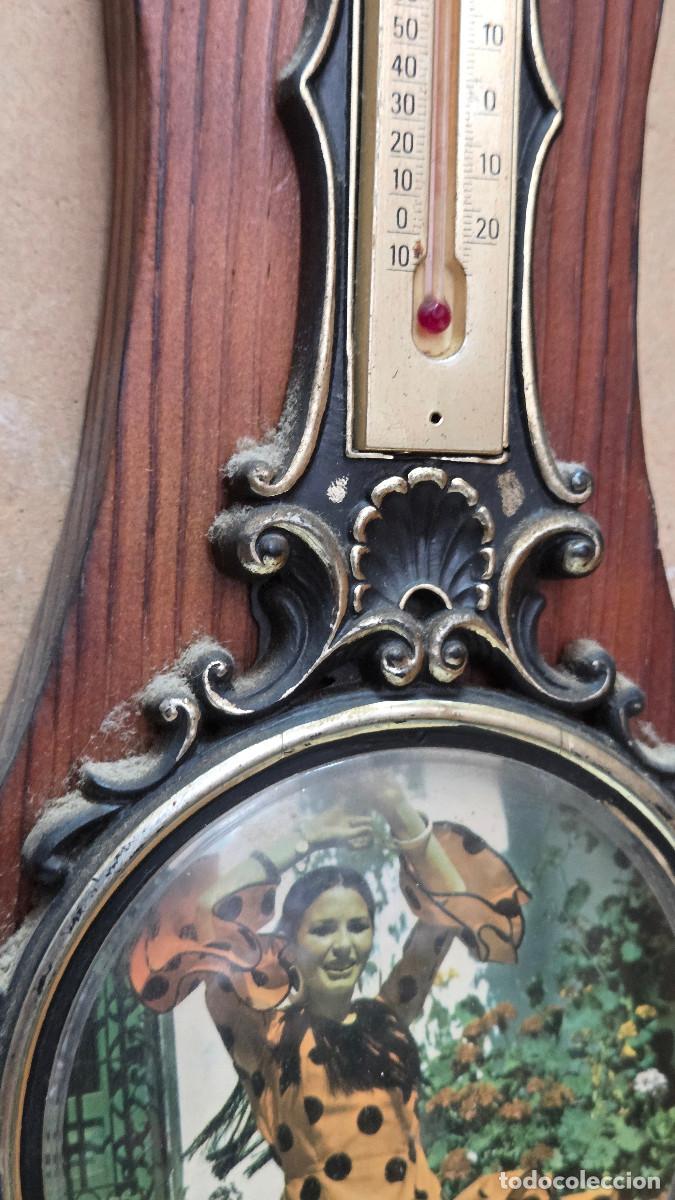 Antig&uuml;edades: colgador de llaves y termometro - Foto 4