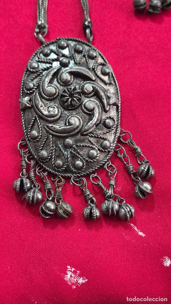 Antig&uuml;edades: collar con pendientes vintage - Foto 3