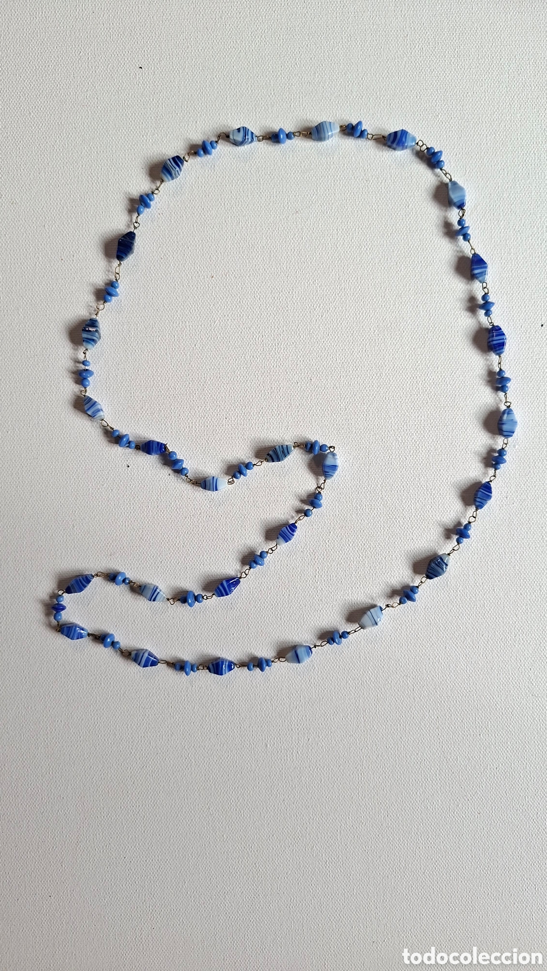 Antig&uuml;edades: Collar Vidrio Modernista - Foto 2