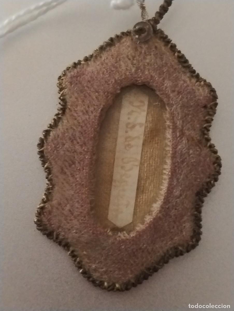 Antig&uuml;edades: RELIQUIA DE NUESTRA SE&Ntilde;ORA DE BEGO&Ntilde;A. RELICARIO. UNOS 4 X 2,50 CM