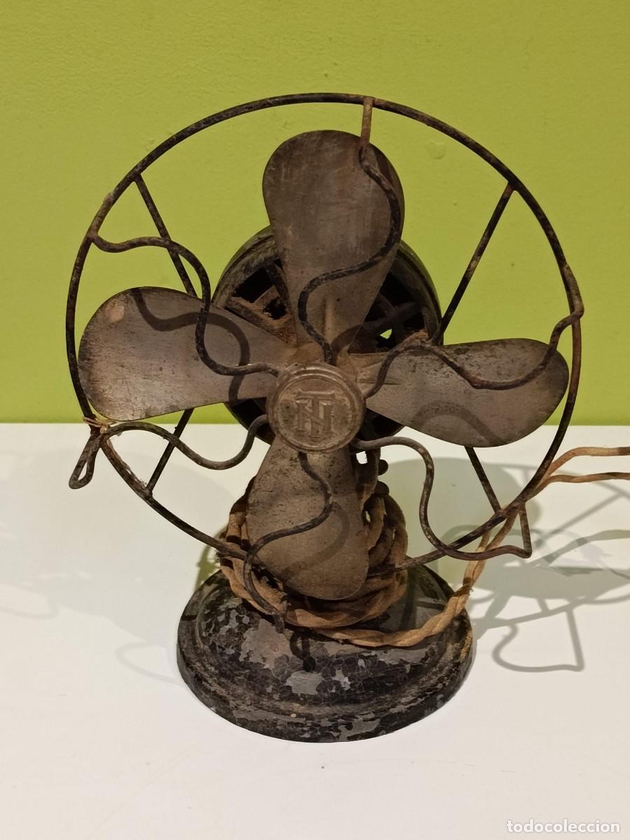 Antig&uuml;edades: Antiguo ventilador metal talleres numax