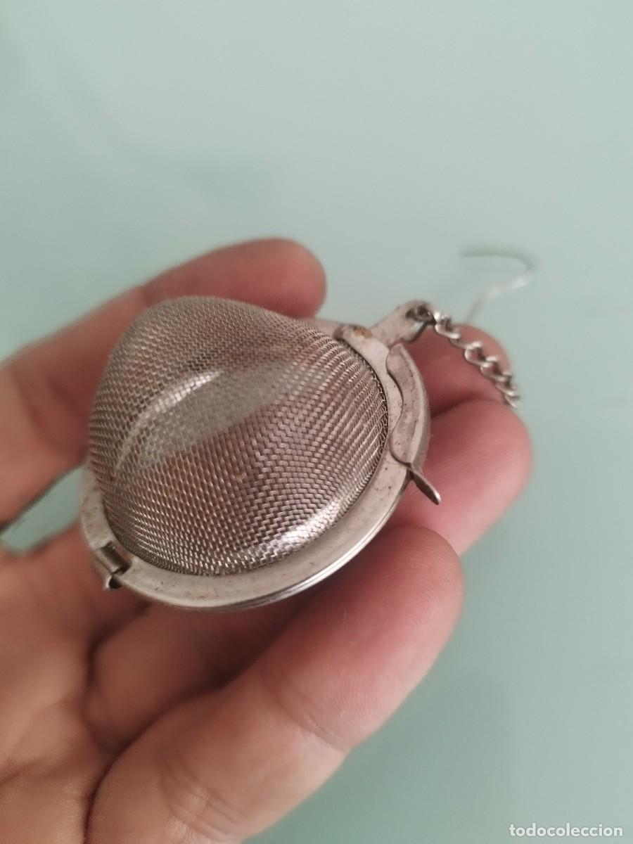 Antig&uuml;edades: Infusor de te de bola. - Foto 3