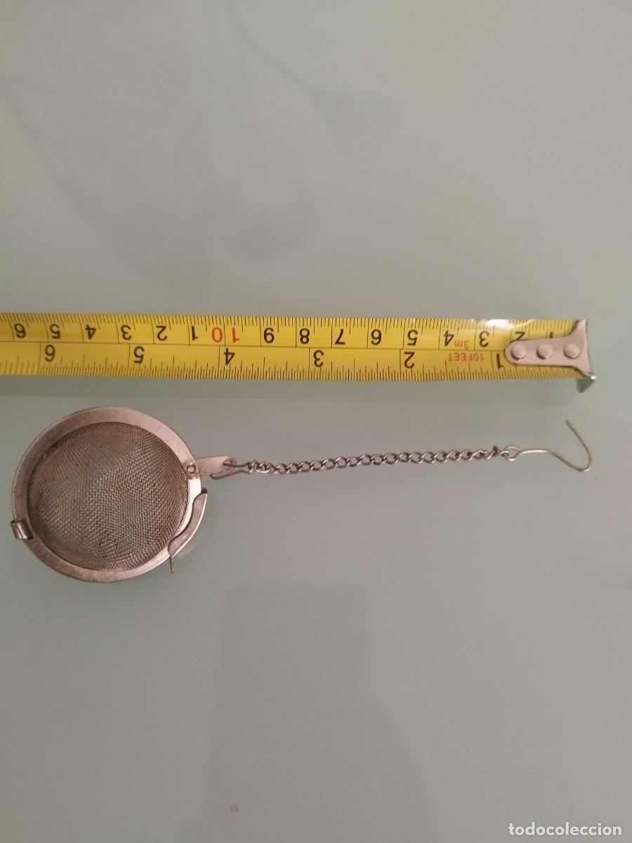 Antig&uuml;edades: Infusor de te de bola. - Foto 6